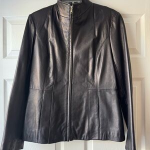 Women's Black Leather Jacket